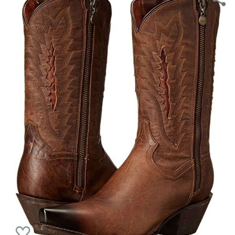 Dan post zippered boots